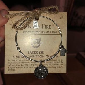 Wind & Fire Lacrosse charm bracelet